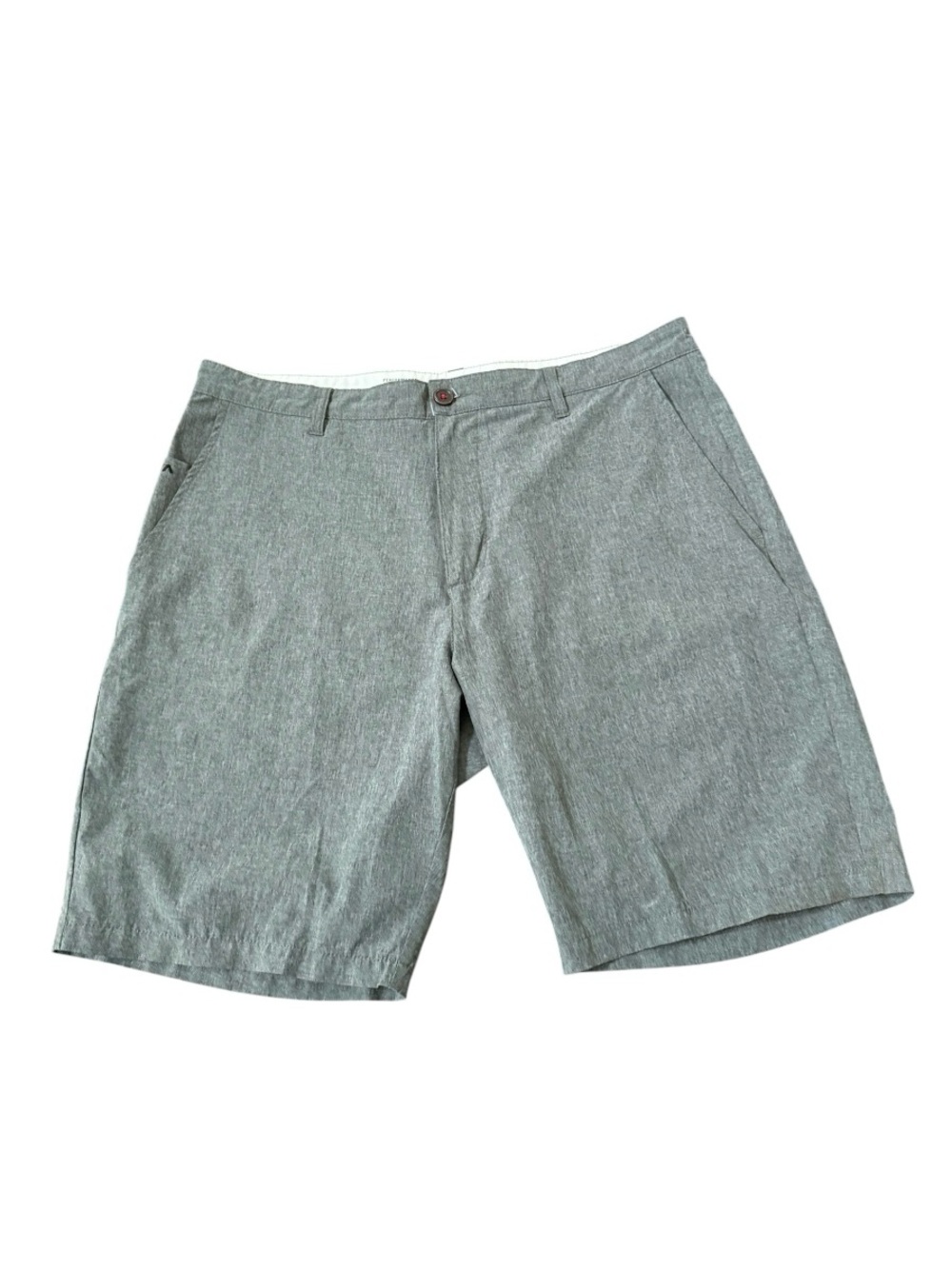 RVCA Men's Light Grey Flat Front Shorts